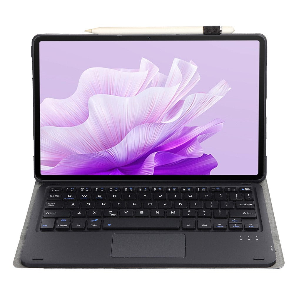 AH15-A For Honor Pad X9 / X8 Pro Leather Tablet Cover with Touchpad Bluetooth-compatible Keyboard