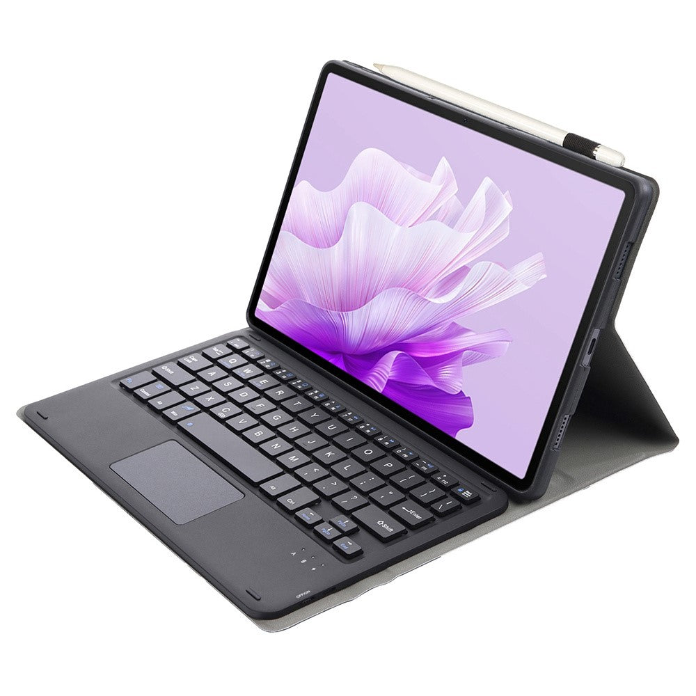 AH15-A For Honor Pad X9 / X8 Pro Leather Tablet Cover with Touchpad Bluetooth-compatible Keyboard