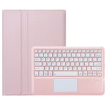AH23-A For Huawei MatePad Air (2024) Leather+TPU Tablet Cover Bluetooth-compatible Keyboard Case with Touchpad
