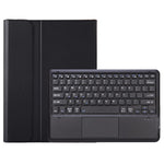 AH24-A For Huawei MatePad Pro 12.2 (2024) Leather+TPU Tablet Cover Bluetooth-compatible Keyboard Case with Touchpad