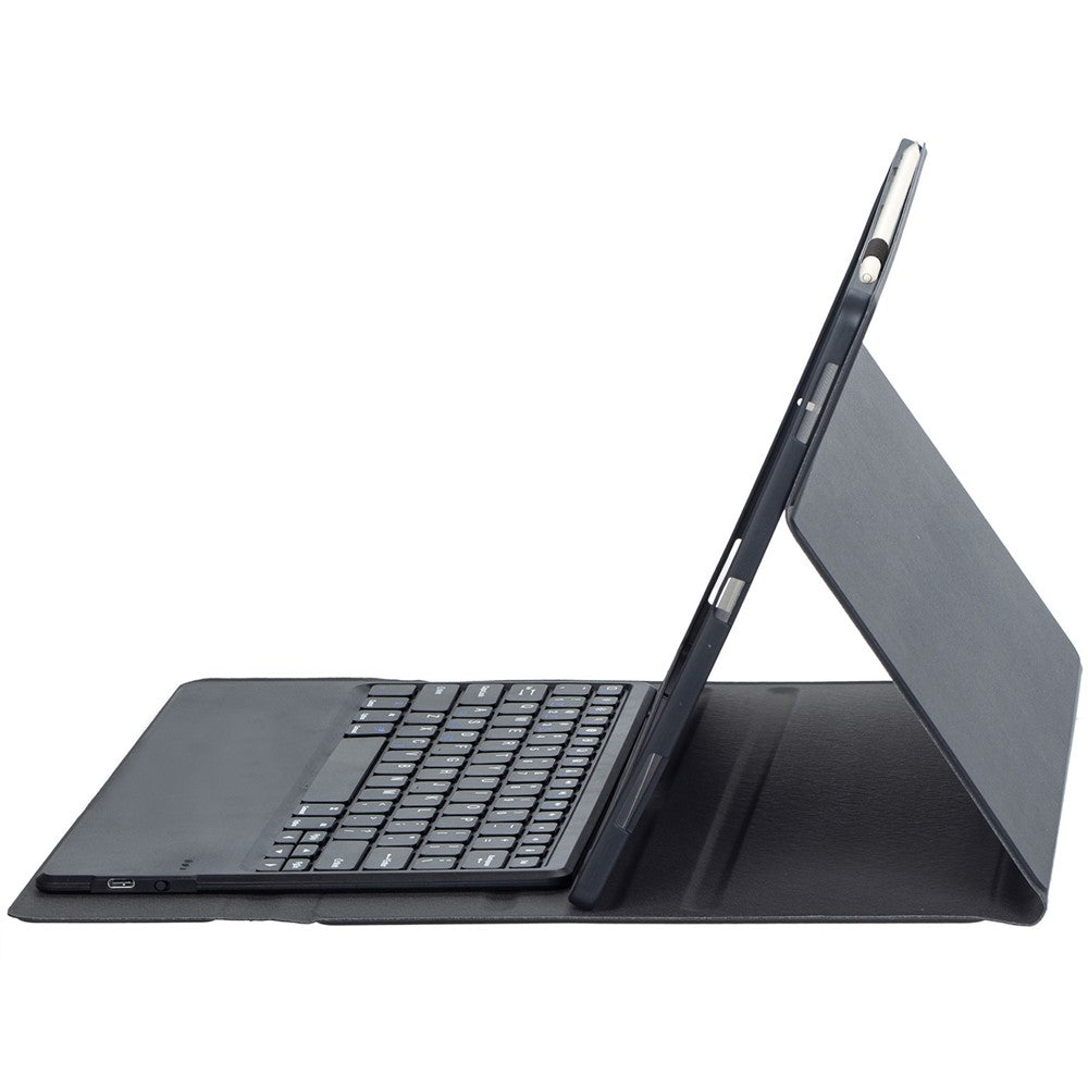 AM26 For Lenovo Idea Tab Pro / Tab P12 Ultra-Thin Leather Tablet Stand Cover + Bluetooth-Compatible Keyboard