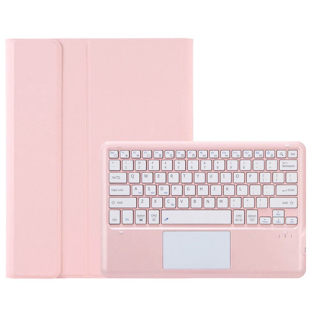AH19-A For Honor Pad 9 HEY2-W09 Ultratyndt læder tabletcover + Bluetooth-kompatibelt tastatur med touchpad