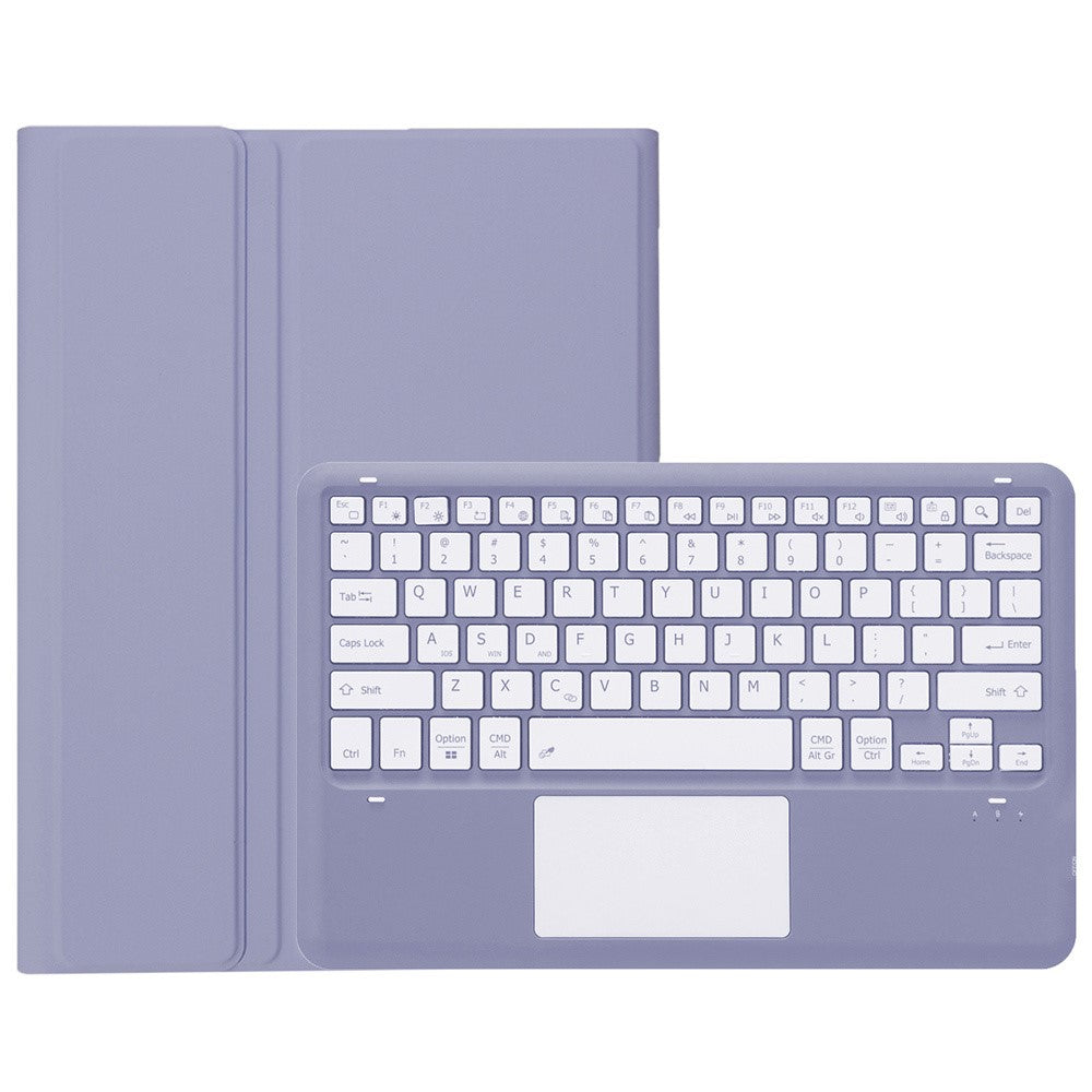 AH19-A For Honor Pad 9 HEY2-W09 Ultratyndt læder tabletcover + Bluetooth-kompatibelt tastatur med touchpad