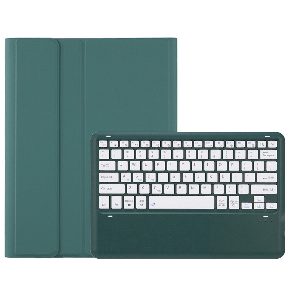 A0N4 For Xiaomi Pad 5 Pro 12.4 (2022) Leather Tablet Cover with Bluetooth-compatible Keyboard