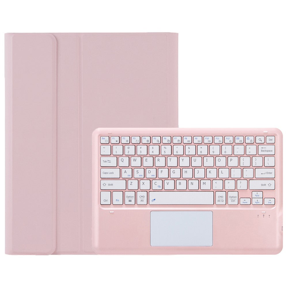 A0N8-A For Xiaomi Pad 6 Max 14 Leather Tablet Case + Bluetooth-compatible Keyboard with Touchpad