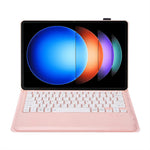 A0N10 For Xiaomi Pad 6S Pro 12.4 Leather Tablet Case with Detachable Bluetooth-compatible Keyboard