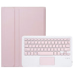 OP14-A Touchpad Keyboard for Oppo Pad Neo / Pad Air 2 / OnePlus Pad Go Leather Tablet Case with Bluetooth-compatible Keyboard