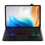 OP14-AS Baggrundsbelyst Touchpad-tastatur til Oppo Pad Neo / Pad Air 2 / OnePlus Pad Go-tastatur med læderetui