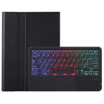 AV13-AS For vivo Pad Air / iQOO Pad Air Backlit Trackpad Bluetooth-compatible Keyboard with Leather Case