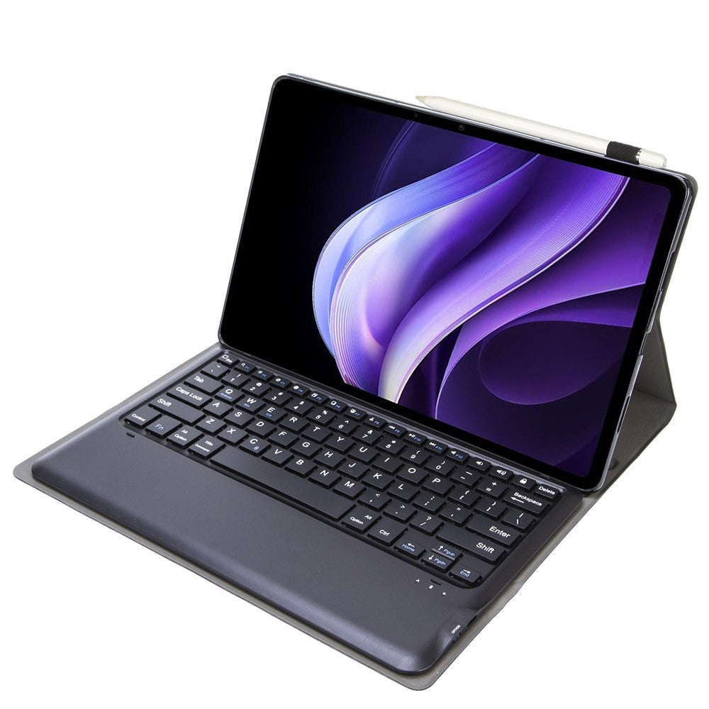 AV10 Keyboard Case for vivo Pad3 / iQOO Pad2 / iQOO Pad Leather Tablet Cover with Bluetooth-compatible Keyboard