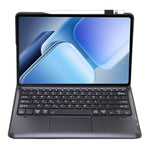 AV14-A For vivo Pad3 Pro / iQOO Pad2 Pro Leather Tablet Cover with Touchpad Bluetooth-compatible Keyboard