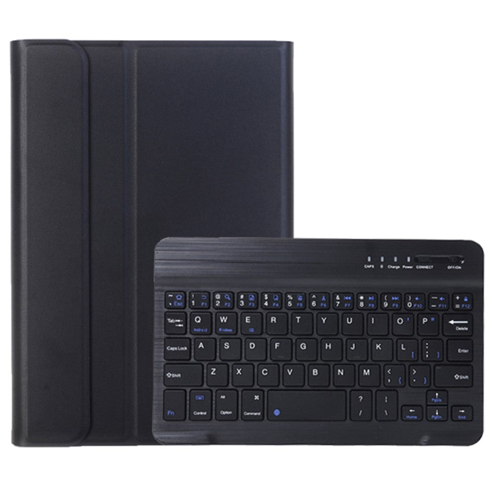 A0N12 For Xiaomi Redmi Pad SE 4G 8.7 inch Leather+TPU Tablet Cover with Bluetooth-compatible Keyboard