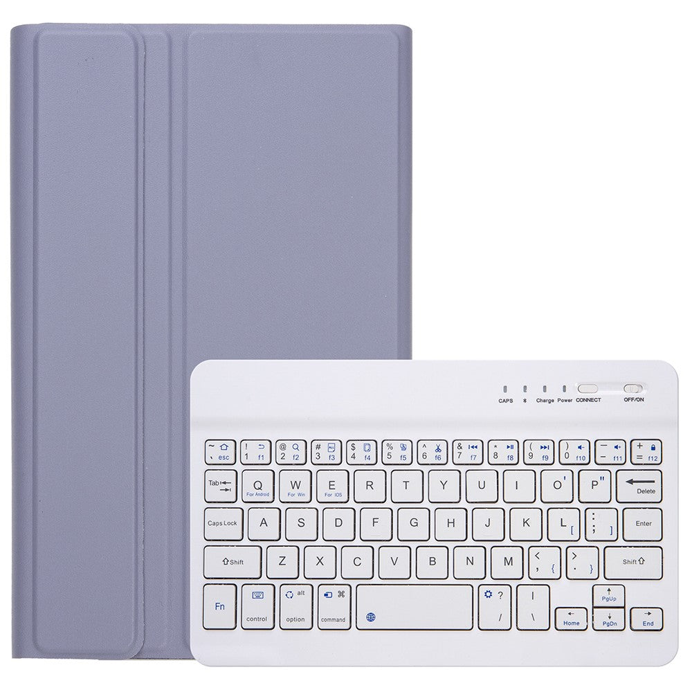 A0N12 For Xiaomi Redmi Pad SE 4G 8.7 inch Leather+TPU Tablet Cover with Bluetooth-compatible Keyboard