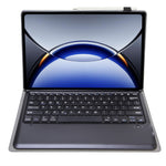 OP15 For Oppo Pad 3 Pro / Oneplus Pad Pro Leather Tablet Cover with Bluetooth-compatible Keyboard