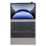 P15-A For Oppo Pad 3 Pro / Oneplus Pad Pro Leather Tablet Cover with Touchpad Bluetooth-compatible Keyboard