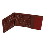 B077T bærbart foldbart trådløst Bluetooth-kompatibelt tastatur med touchpad og numerisk funktion