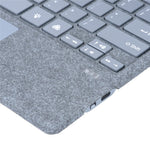 SF-1089D For Microsoft Surface Pro 7+ / 7 / 6 / 5 / 4 / 3 Magnetic Keyboard with Backlit Touchpad Microfiber PU Leather