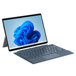 SF-1089D For Microsoft Surface Pro 7+ / 7 / 6 / 5 / 4 / 3 Magnetic Keyboard with Backlit Touchpad Microfiber PU Leather