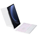 HY-710B For Samsung Galaxy Tab S10 Lite / S10 FE / S9 FE X510 X516 / S9 X710 X716B X718U Leather Case Detachable Bluetooth-Compatible Keyboard