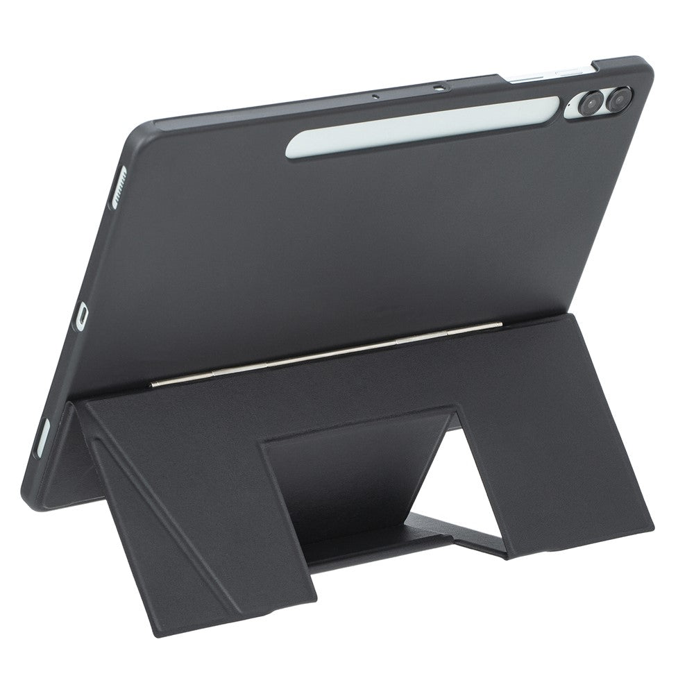 HY-810B Leather Case For Samsung Galaxy Tab S10+ X820 / S9 FE+ X610 X616 / S9+ X810 X816B X818U Detachable Keyboard with Floating Stand
