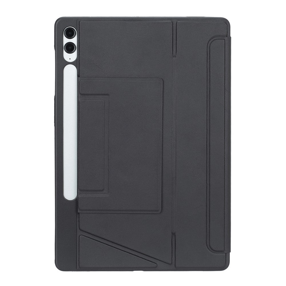 HY-810B Leather Case For Samsung Galaxy Tab S10+ X820 / S9 FE+ X610 X616 / S9+ X810 X816B X818U Detachable Keyboard with Floating Stand
