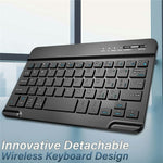 SK-M9 For Lenovo Tab M9 (TB-310FU / TB-310XU) Bluetooth-Compatible Keyboard Leather Case with Pen Slot