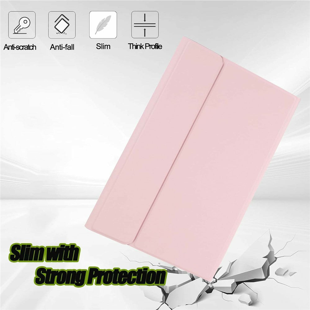 SK-M11 For Lenovo Tab M11 (TB330FU / TB330XU) Bluetooth-Compatible Keyboard Leather Case with Pen Slot