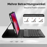 SK-M11 For Lenovo Tab M11 (TB330FU / TB330XU) Bluetooth-Compatible Keyboard Leather Case with Pen Slot