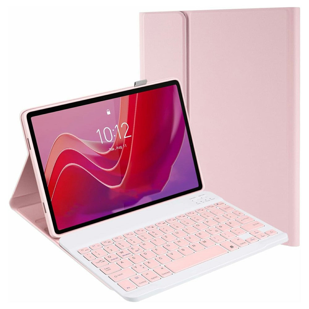 SK-M11 For Lenovo Tab M11 (TB330FU / TB330XU) Bluetooth-Compatible Keyboard Leather Case with Pen Slot