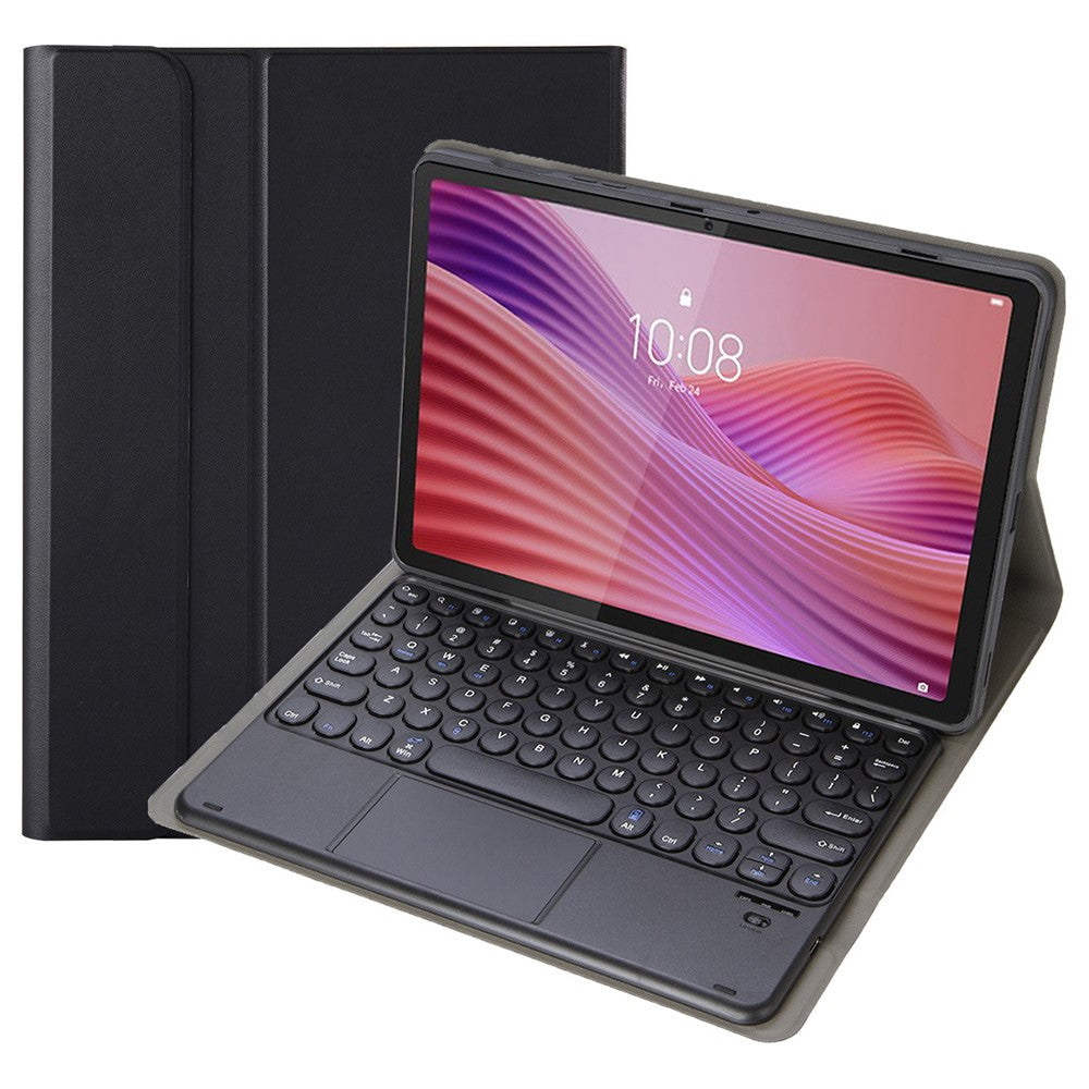YAM29-A Leather Case for Lenovo Tab 10.1 (2025) / Zhaoyang K10C / S10 TB-311FU / XC TBF1 2025 Bluetooth-Compatible Keyboard with Touchpad
