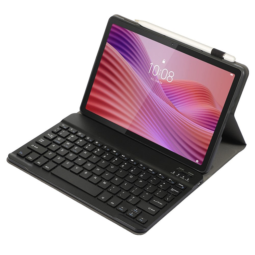 AM29-læderetui med Bluetooth-kompatibelt tastatur til Lenovo Tab 10.1 (2025) / Zhaoyang K10C / S10 TB-311FU / XC TBF1 2025