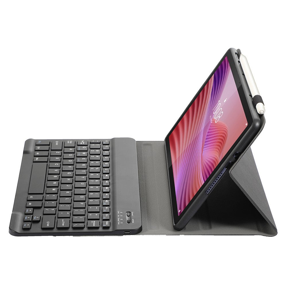AM29-læderetui med Bluetooth-kompatibelt tastatur til Lenovo Tab 10.1 (2025) / Zhaoyang K10C / S10 TB-311FU / XC TBF1 2025