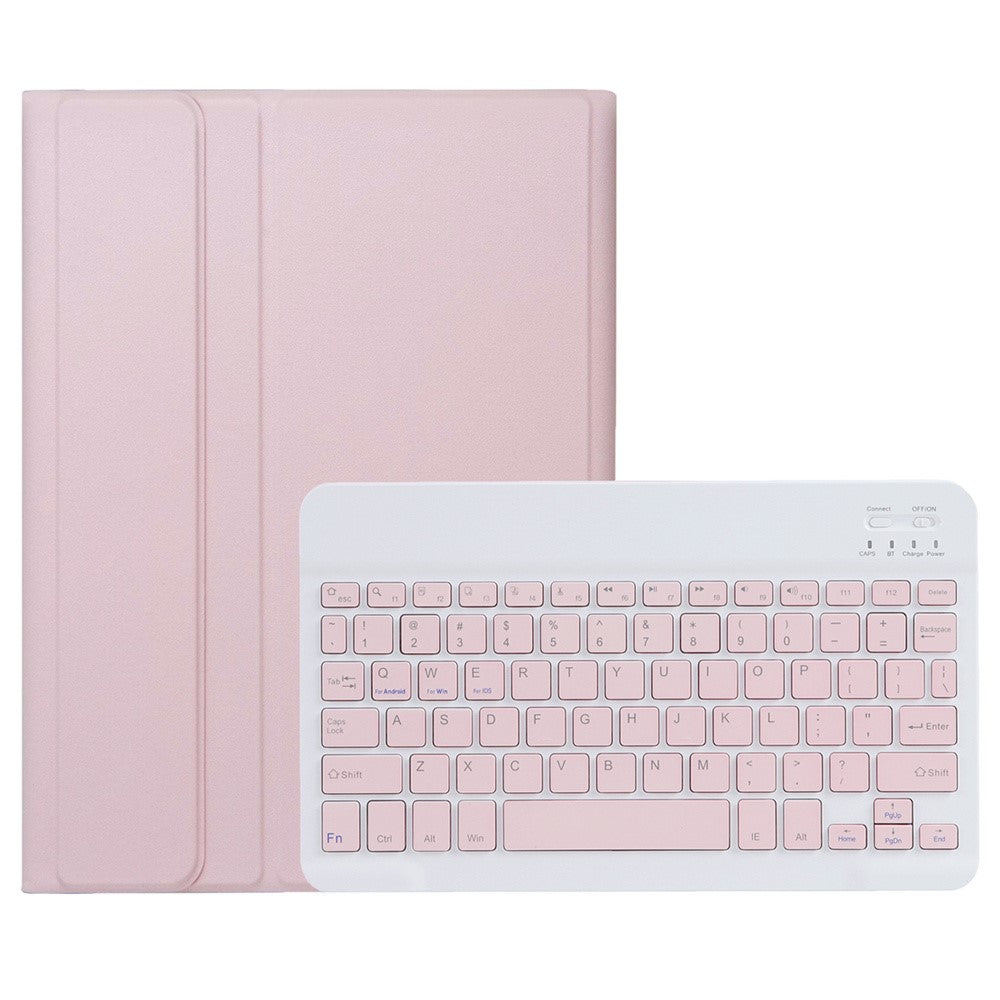 AM29-læderetui med Bluetooth-kompatibelt tastatur til Lenovo Tab 10.1 (2025) / Zhaoyang K10C / S10 TB-311FU / XC TBF1 2025