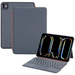 K07D Floating Magnetic Keyboard for iPad (2025) / iPad 10.9 (2022) / iPad Air 11 (2026) / (2025) (2024) Tablet Leather Case