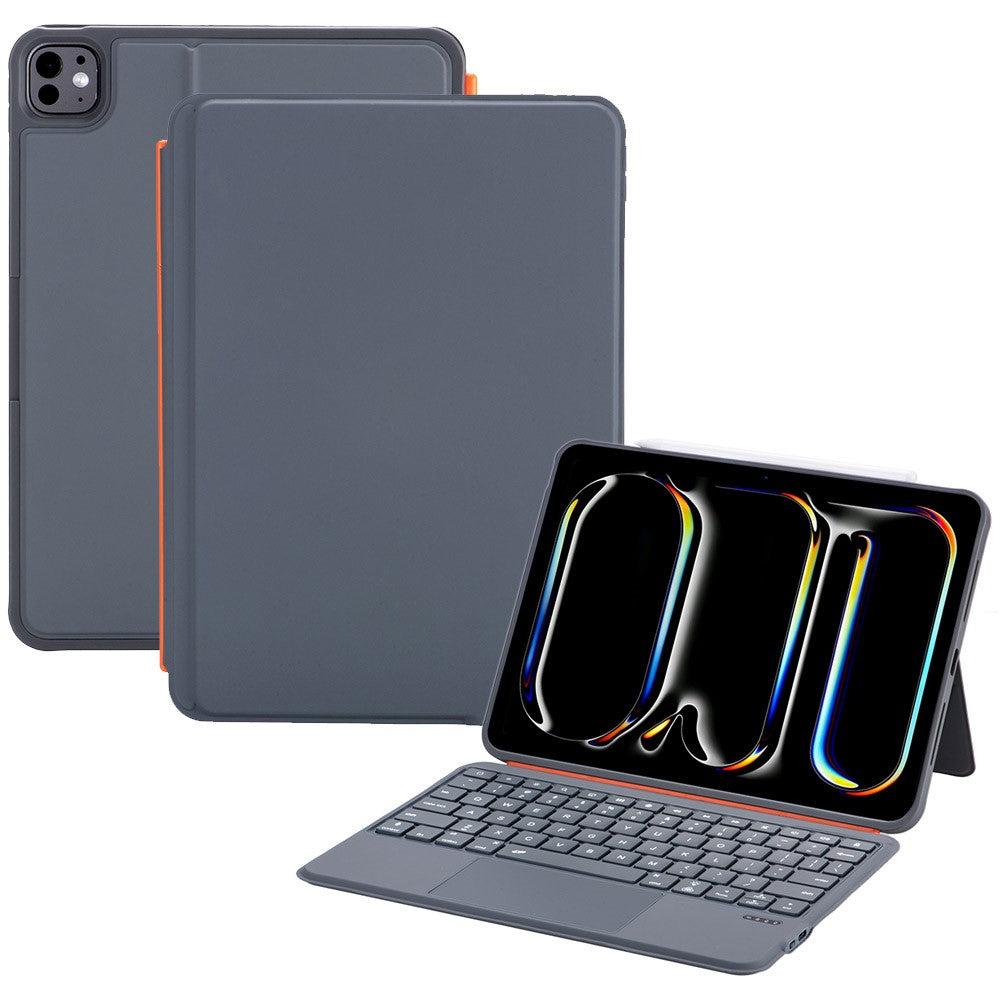 K07D Floating Magnetic Keyboard for iPad (2025) / iPad 10.9 (2022) / iPad Air 11 (2026) / (2025) (2024) Tablet Leather Case