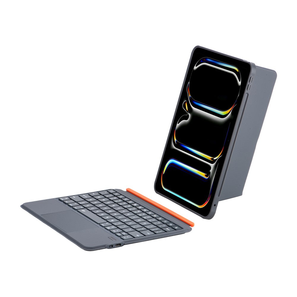 K07D Floating Magnetic Keyboard for iPad (2025) / iPad 10.9 (2022) / iPad Air 11 (2026) / (2025) (2024) Tablet Leather Case