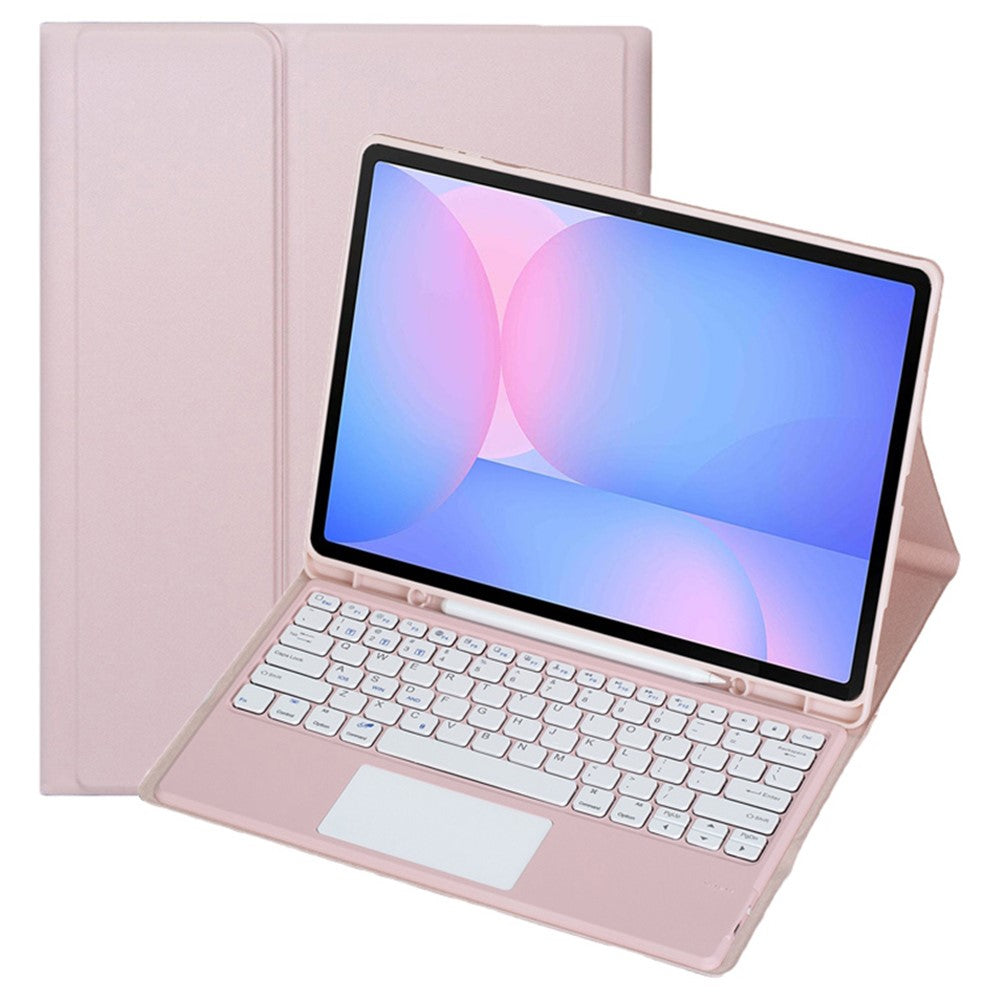 A820B-A For Samsung Galaxy Tab S10 FE+ X620 / X626B Detachable Bluetooth-Compatible Keyboard Case with Touchpad