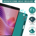 For Lenovo Tab 10.1 (2025) TB-311FU / TB-311XU Backlit Design Bluetooth-Compatible Keyboard Case with Mouse Combo Set