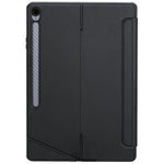 T820B-AS til Samsung Galaxy Tab S10 FE+ X620 / X626B Baggrundsbelyst Touchpad Bluetooth-kompatibelt Tastatur Læderetui