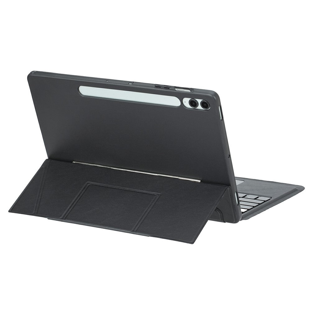 HY-820B For Samsung Galaxy Tab S10 FE+ X620 / X626B Detachable Touchpad Backlit Bluetooth-Compatible Keyboard Tablet Stand Cover