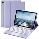Tablet Case for iPad Air 11 (2026) / (2025) / (2024) / Air (2022) / (2020) Touchpad Bluetooth-Compatible Keyboard Leather Stand Cover