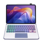 A0N15-AS For Xiaomi Redmi Pad 2 11 Detachable Leather Case Bluetooth-Compatible Keyboard with Touchpad and Backlit