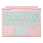 2109-AS Bluetooth-Compatible Keyboard for Microsoft Surface Pro 12inch / 11 / 10 / 9 / 8 / X Touchpad Backlit Tablet Keyboard