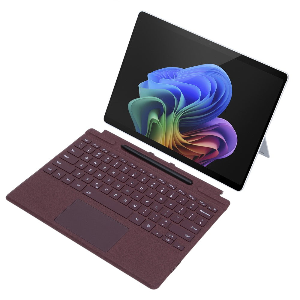 2109-AS Bluetooth-Compatible Keyboard for Microsoft Surface Pro 12inch / 11 / 10 / 9 / 8 / X Touchpad Backlit Tablet Keyboard