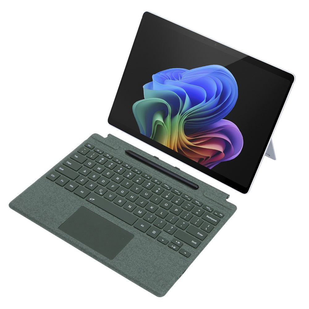 2109-AS Bluetooth-Compatible Keyboard for Microsoft Surface Pro 12inch / 11 / 10 / 9 / 8 / X Touchpad Backlit Tablet Keyboard