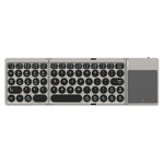 DUX DUCIS OK Flip Series Touchpad Keyboard Portable Tri-Fold Bluetooth-Compatible 5.2 Keyboard