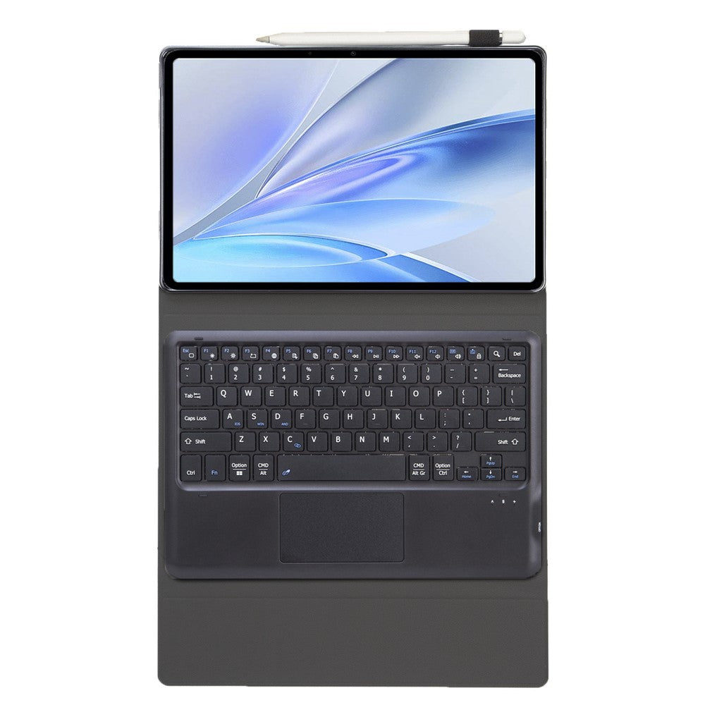 AV15-A For vivo Pad SE Detachable Touchpad Bluetooth-Compatible Keyboard Leather Tablet Case