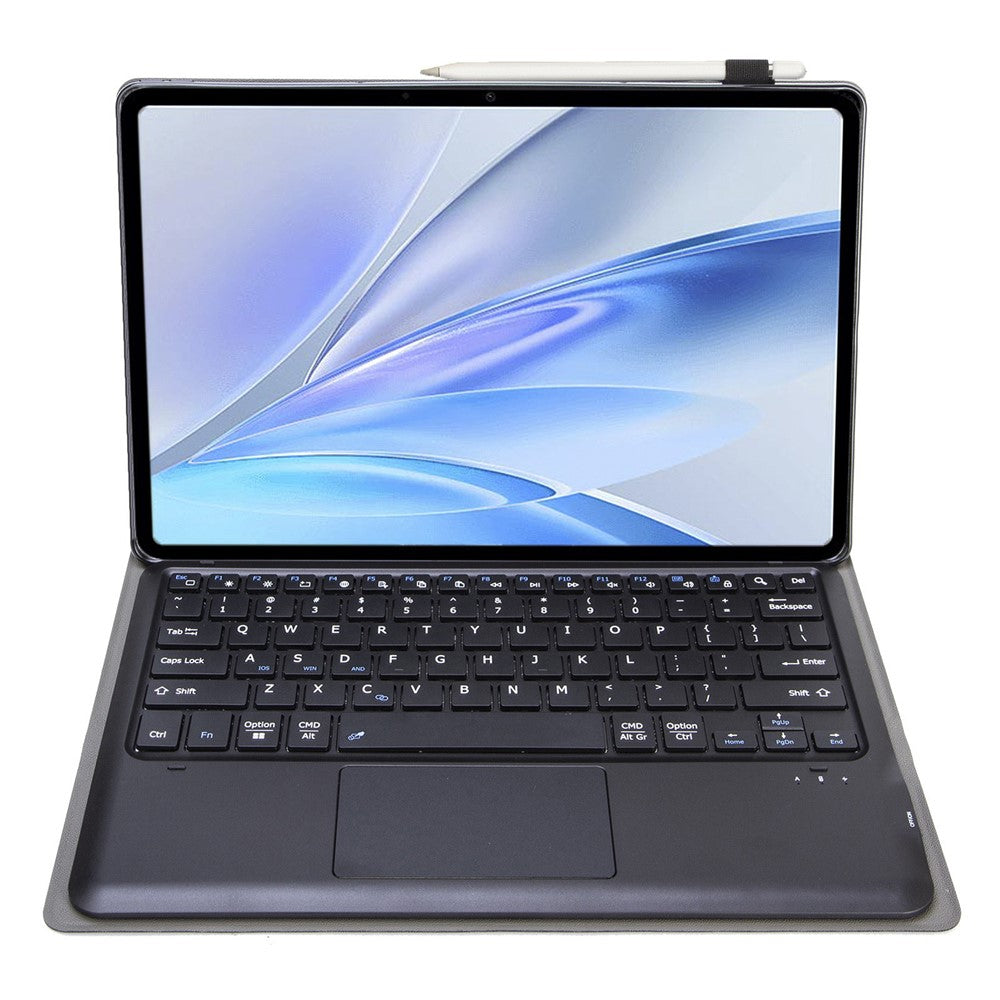 AV15-A For vivo Pad SE Detachable Touchpad Bluetooth-Compatible Keyboard Leather Tablet Case