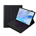 AV15-AS For vivo Pad SE Detachable Bluetooth-Compatible Touchpad Backlit Keyboard Leather Tablet Case