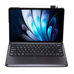 AV14 Leather Case for vivo Pad5 Pro / Pad3 Pro / iQOO Pad2 Pro Tablet Cover + Bluetooth-Compatible Keyboard